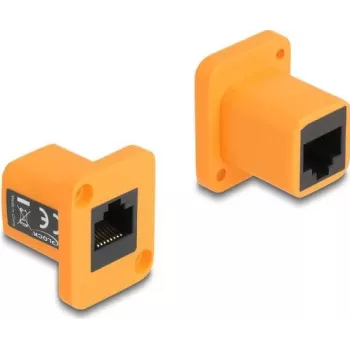 Przejściówka płci złącza DeLOCK 87998 RJ45 pomarańczowa