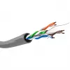 Kabel sieciowy kat.6, U/UTP (szary, 100 metrów, elastyczny)