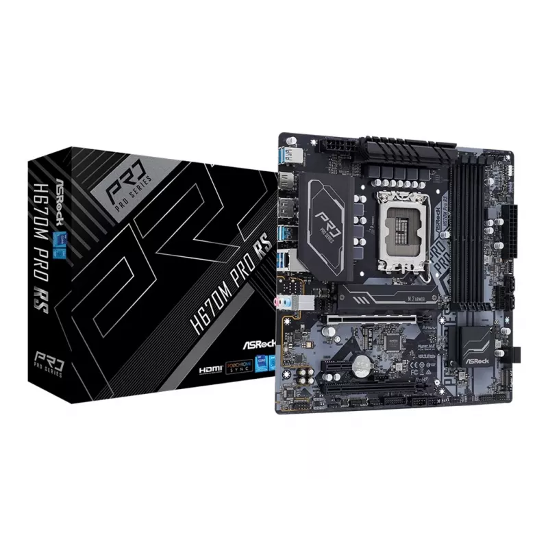 Płyta główna ASRock H670M Pro RS Intel H670 LGA 1700 micro ATX