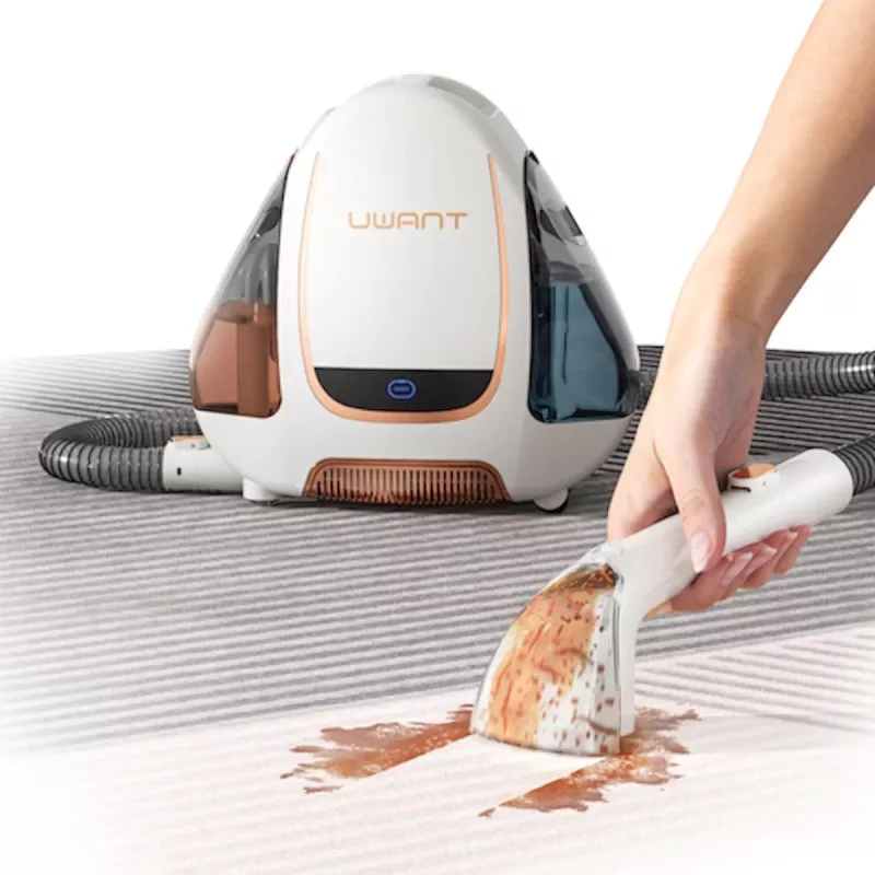 UWANT B100-S | Odkurzacz piorący | do czyszczenia dywanów, sof, tapicerki, samochodu, 450W, 12000 Pa, zbiornik 1800ml
