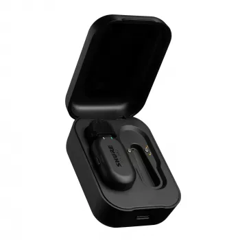 Shure MV-ONE-Z6 - Bezprzewodowy mikrofon krawatowy MoveMic MV-LaV z etui ładującym