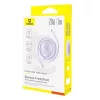 Baseus Free2Pull - 20 W USB-C do Lightning, kabel zwijany, 1 m (fioletowy)