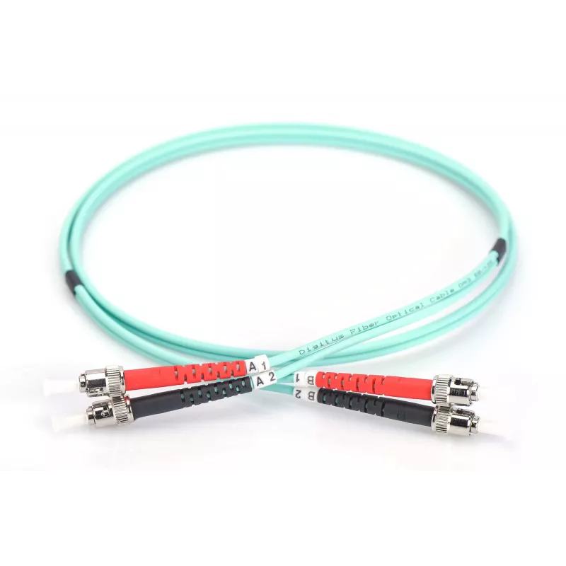 Kabel światłowodowy Digitus OM3 ST/ST 1m
