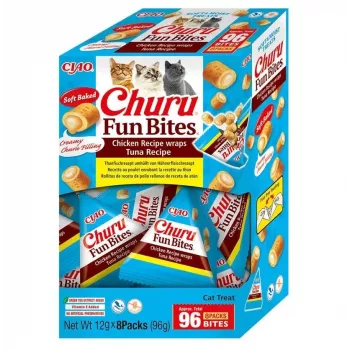 INABA Churu Fun Bites kurczak i tuńczyk – przysmaki dla kota – 8x12g