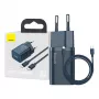 Ładowarka Baseus Super Si Power z kablem USB-C na Lightning 20W Niebieski