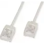 ROLINE Kabel połączeniowy UTP kat.6A Ultra-krótki RJ45 szary 1m - Sieć - UTP (21.15.4401)