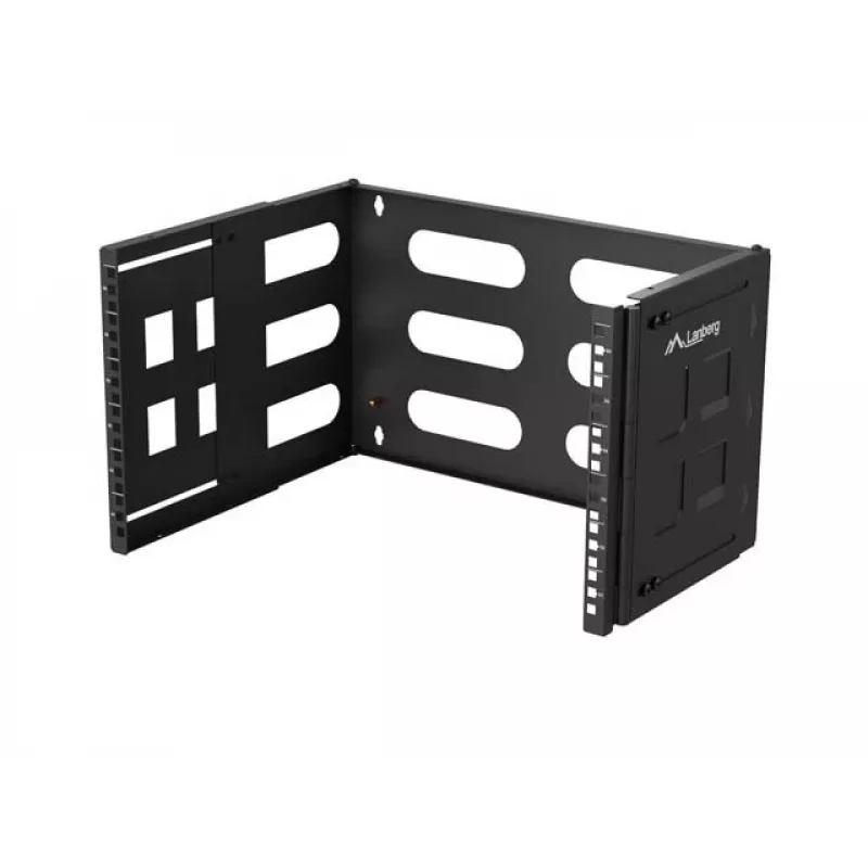 Szafa wisząca 19 cali LANBERG 6U, głębokość 497x400/240 mm, model FB01-5406-10B