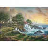 Thomas Kinkade Studios: Kleinod am Meer, Puzzle 1000 elementów