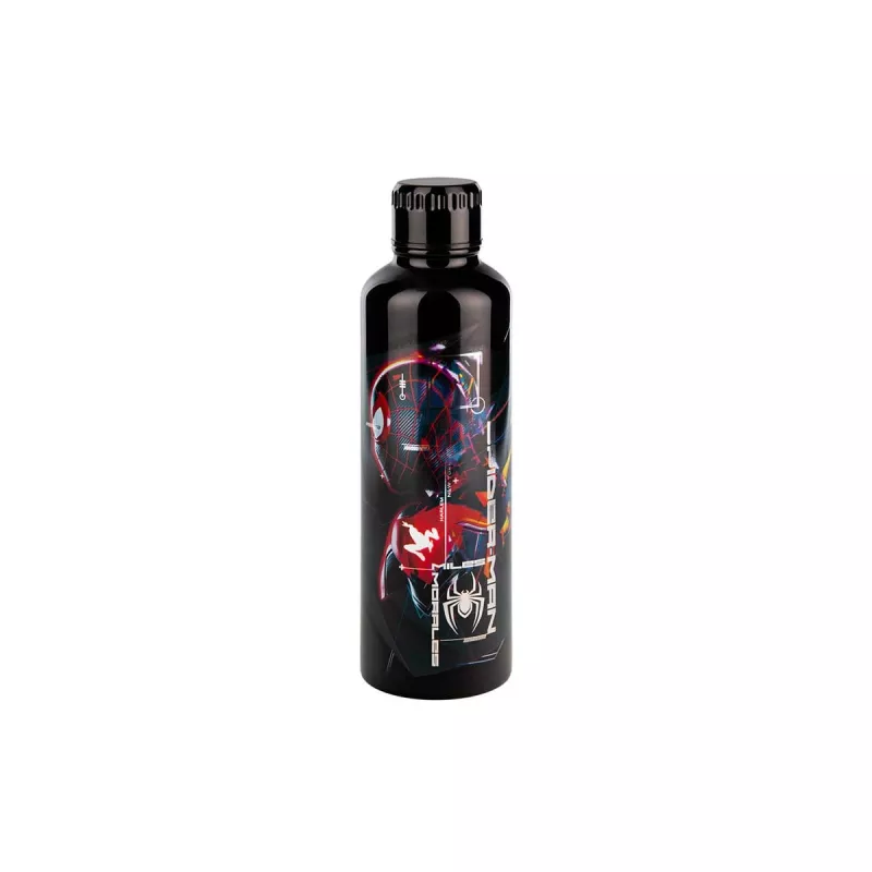 Metalowa butelka na wodę Paladone Spiderman Miles Morales