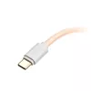 Ducky Premicord Cotton Candy Spiralny kabel, USB Type-C do Type-A - 1.8m