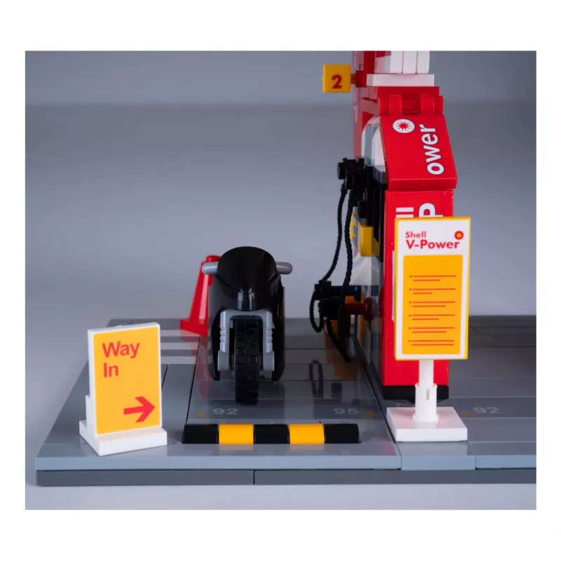 Model stacji benzynowej Jamara CaDA Shell 402858 ze szczegółowym projektem