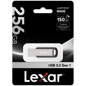 “Lexar JumpDrive M400” Pamięć USB 256 GB USB Type-A 3.2 Gen 1 (3.1 Gen 1) Srebrny
