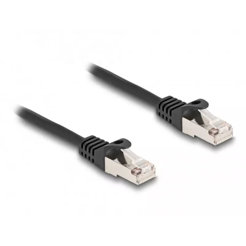 Kabel sieciowy DeLOCK RJ50 męski do RJ50 męski S/FTP 0,25 m czarny