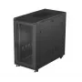 Szafa rack 19 cali LANBERG FF01-6222-23B 22U 600x1200 mm czarna z perforowanymi drzwiami