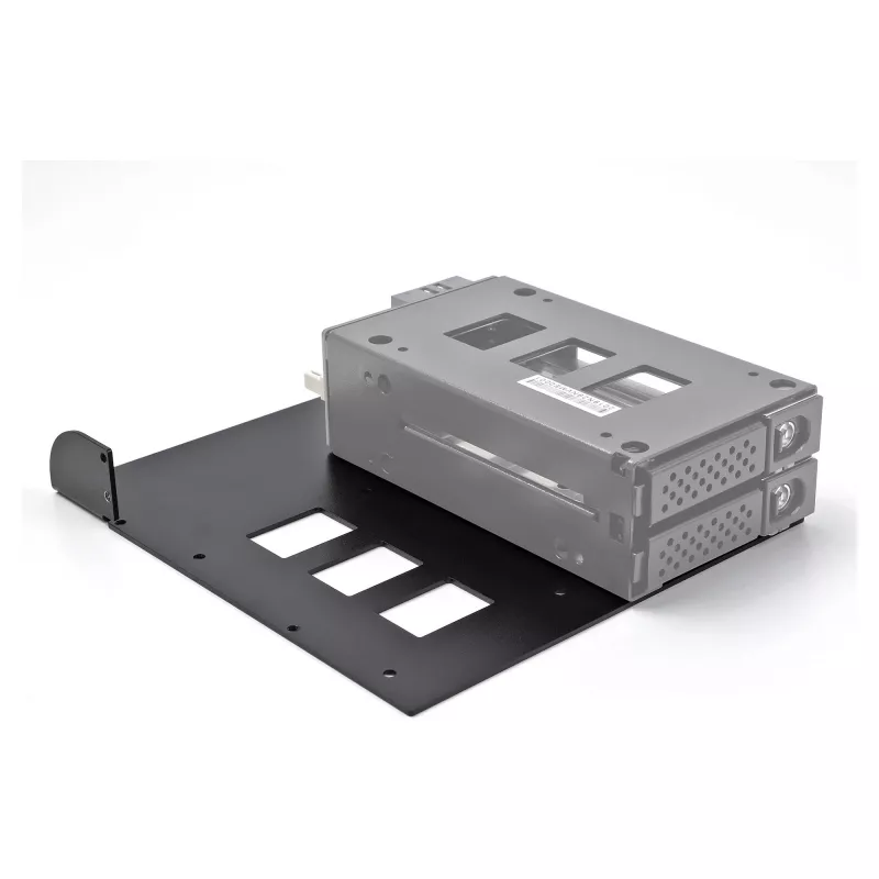 Ramka montażowa DeLOCK 5,25 cala Metalowa ramka instalacyjna na 2 x mobilny rack 47011 47005