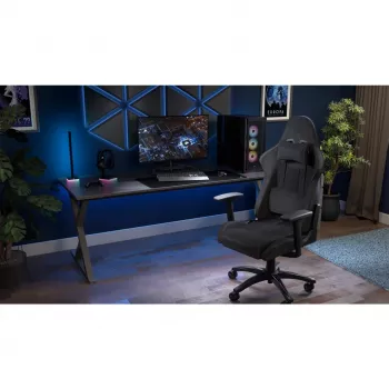 CORSAIR - TC100 RELAXED Gaming Chair (Fabric - szary/Czarny