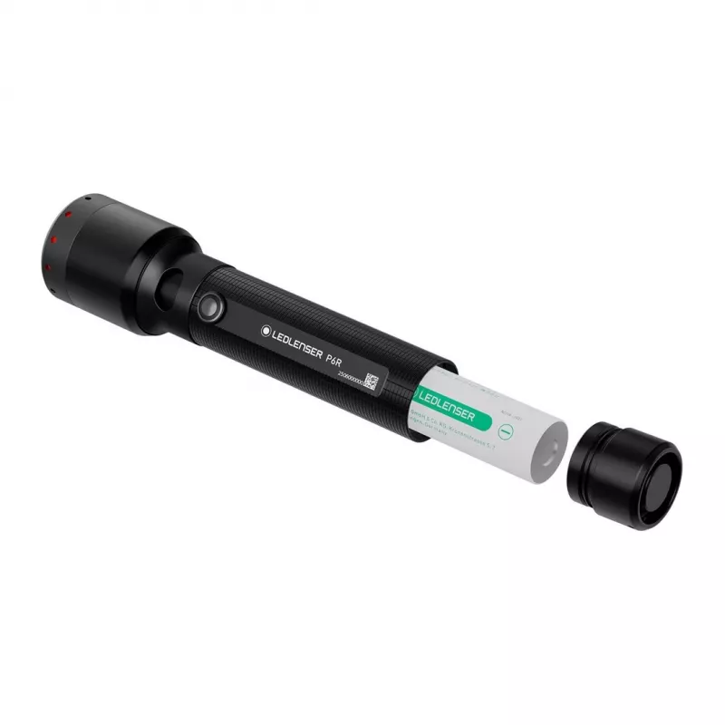 Latarka ręczna LED Ledlenser P6R Czarny