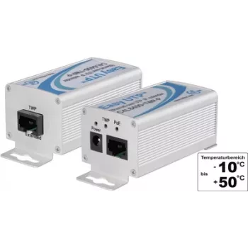 Przedłużacz sieciowy Renkforce 1008431 2-przewodowy maks. zasięg 500 m, do 100 Mbit/s