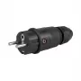 ABL 100000068 Wtyczka profesjonalna SCHUKO i fr-be Elamid-2K czarna sv IP54 (100000068)