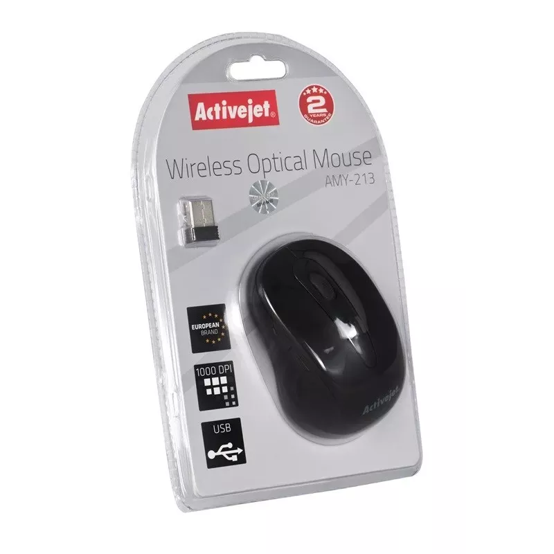 Mysz Activejet AMY-213 bezprzewodowa optyczna mysz USB