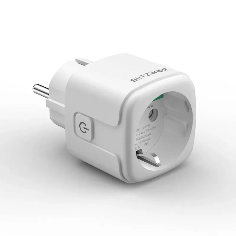 Smart socket BlitzWolf BW-SHP15 ZigBee 3680W — in-wall Wi‑Fi/ ZigBee Kompatybilny power outlet