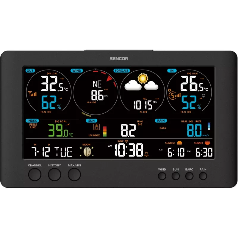 SENCOR SWS 12500 WiFi PRO stacja meteorologiczna