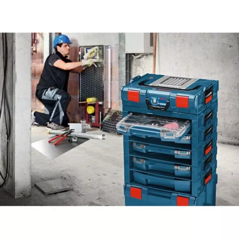 Bosch i-BOXX 72 Professional ABS synthetics Niebieski, Przezroczysty