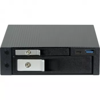 Stacja dokująca HDD INTER-TECH ST-7227U dla dysków 2,5 cala i 3,5 cala, USB 3.0 z Type-C i Type-A