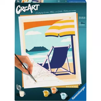Zestaw malarski Ravensburger CreArt – Relaks na plaży (23897) zestaw artystyczny
