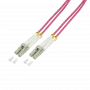 LogiLink FP4LC50 InfiniBand Kabel światłowodowy 50m 2x LC Fioletowy