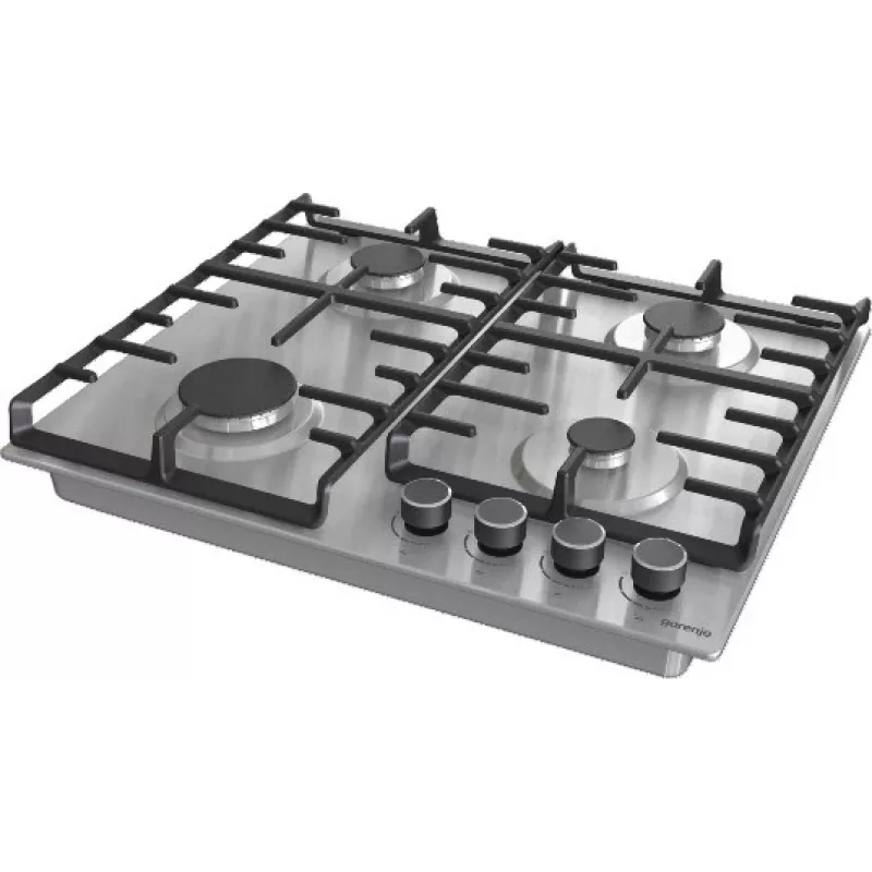 Płyta gazowa Gorenje G642ABX stal nierdzewna do zabudowy 60 cm 4-strefowa