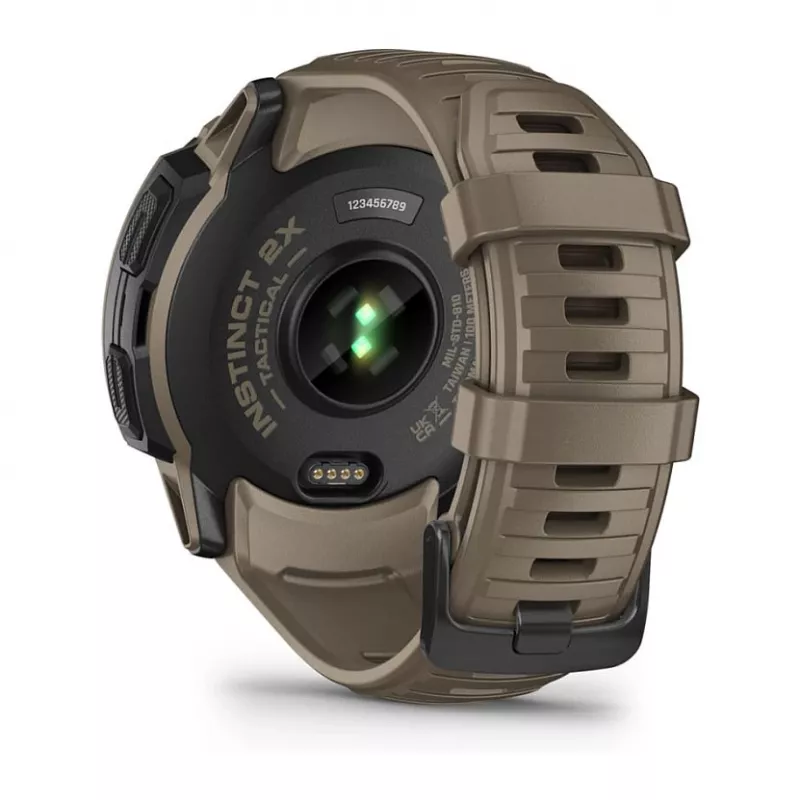 Garmin Instinct 2X Solar Tactical Edition 2,79 cm (1,1) MIP 50 mm Cyfrowy 176 x 176 pikseli Ekran dotykowy Zielony GPS (satelitarny)