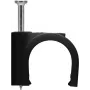 Klips do kabli Goobay 16 mm, czarny (64686)