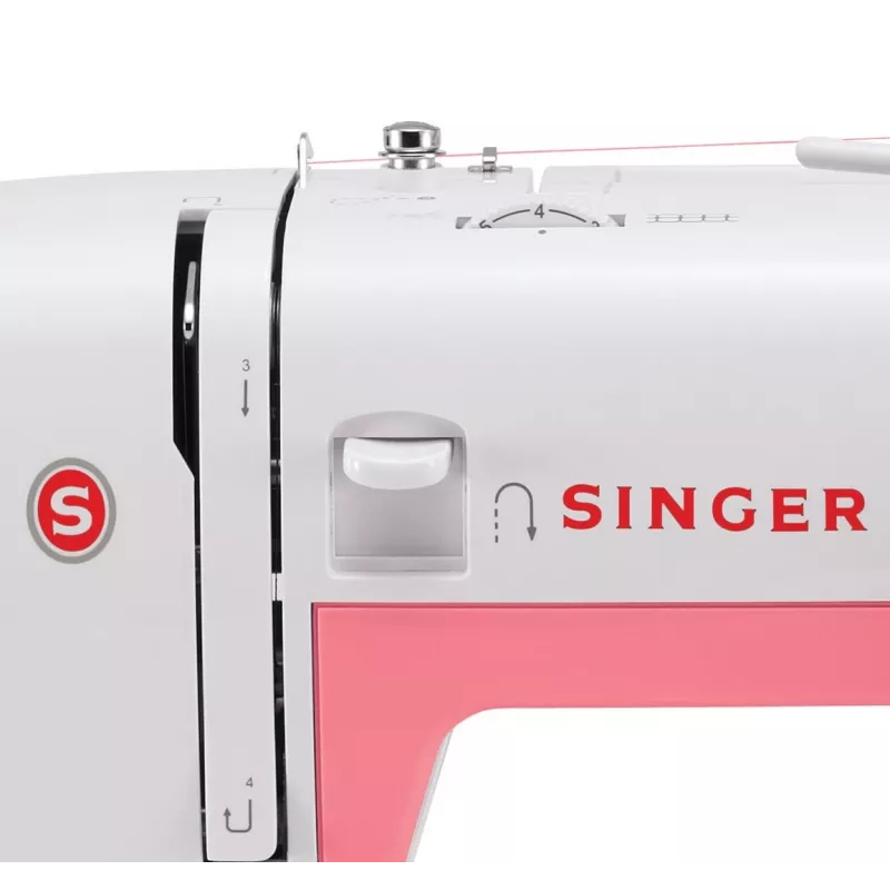 Automatyczna maszyna do szycia SINGER SIMPLE 3210 — elektryczna, 68 ściegów, 4-krokowa dziurka, wolne ramię, 5,5 kg