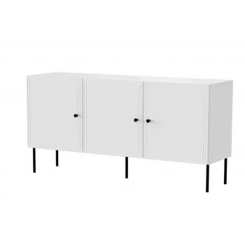 3D komoda PALAZZO BIS 151x40x75 biały matowy