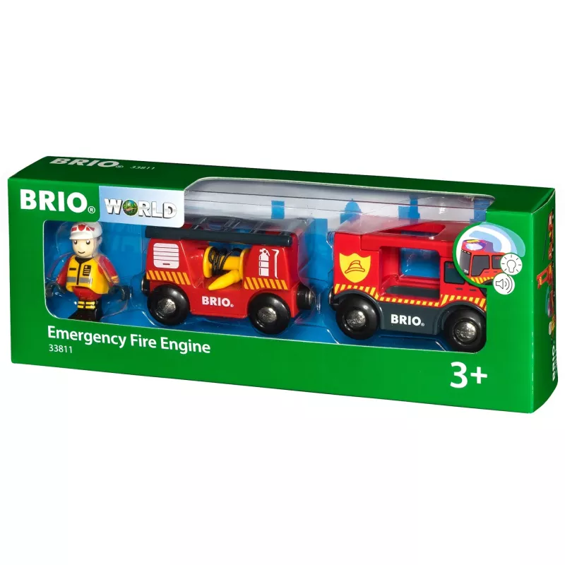 Pociąg Straż Pożarna BRIO Emergency Fire Engine