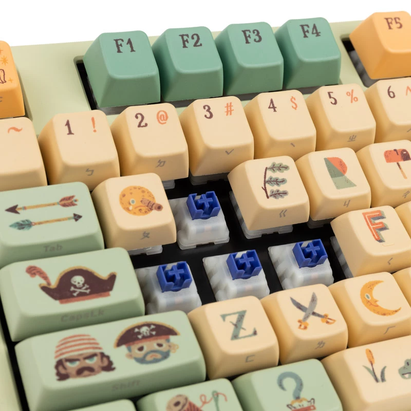 Mechaniczna klawiatura gamingowa Ducky One 2 Pro Varmilo V2 Iris — układ US
