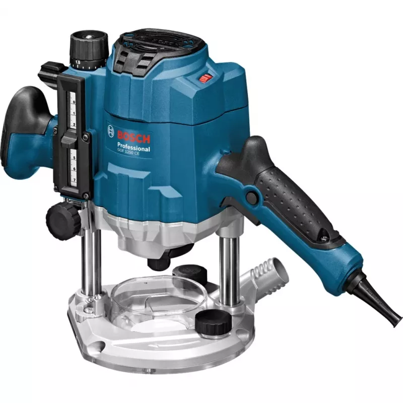 Bosch GOF 1250 CE Czarny, Niebieski 24000 obr./min 1250 W