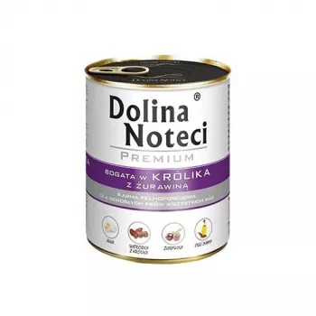 Mokra karma dla psa Dolina Noteci DOLINA NOTECI Premium Adult Wołowina Żurawina Wieprzowina Królik 800 g, bezglutenowa, bez konserwantów
