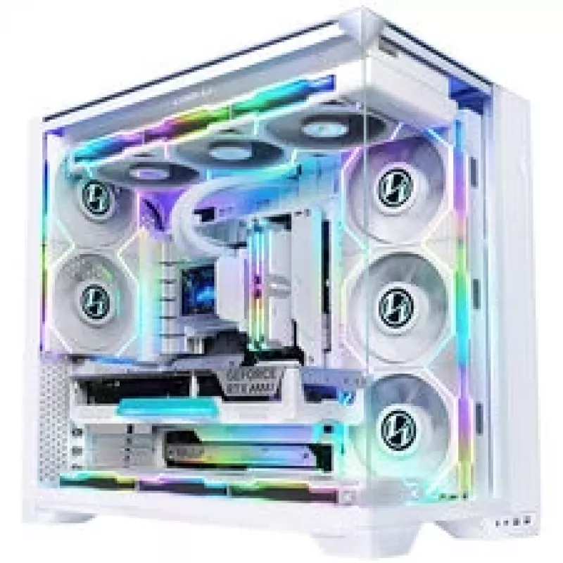 Lian Li O11 Vision Compact Enclosure Bundle + HydroShift II LCD-S 360TL AiO - Biały