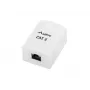 Puszka natynkowa RJ-45 biała Lanberg OS6-0001-W
