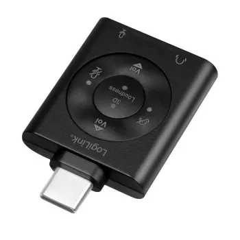 Adapter audio USB3.2 USB-C/M na 2x3,5mm/ż 7.1