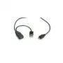 Kabel USB 2.0 Y ROLINE - 2x Typ A (ST / BU) - Micro B ST - 1m - Ekranowany - USB 2.0 Typ Micro B - 1 mm (19.08.1009)