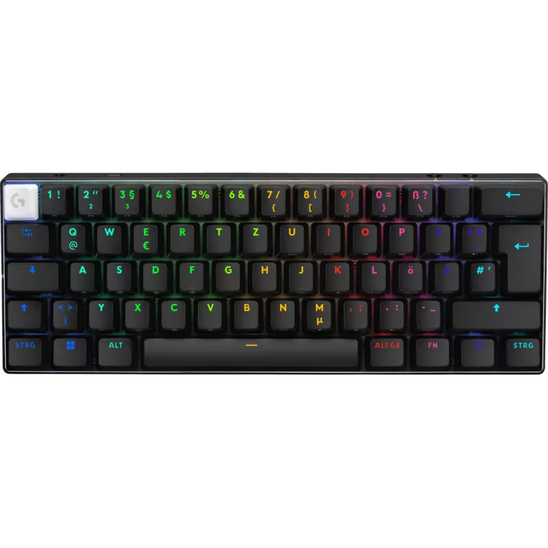 Logitech G PRO X 60 Klawiatura Gaming USB RF Wireless Bluetooth QWERTZ Czarny