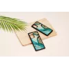 Etui ochronne na telefon iKins do Samsung Galaxy Note 20 — wzór Aqua Agate