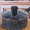 Zestaw patelni Russell Hobbs RH02818EU7, 5-częściowy zestaw kamionkowych naczyń kuchennych