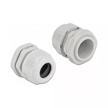 Dławik kablowy DeLOCK 60388 Szary Plastik 2 szt.