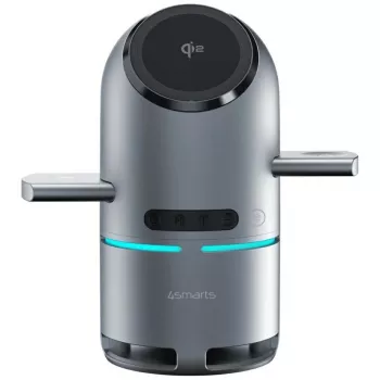 Stacja ładująca ChargeBot Sound Qi2 szary