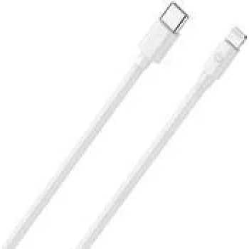 Kabel do telefonu komórkowego RealPower 2m USB C Lightning Biały 385242