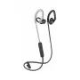Poly BackBeat Fit 350 - Zestaw słuchawkowy - Zaczep na ucho - Douszne - Sportowe - Szary - Biały - Binauralne - Odporne na pot